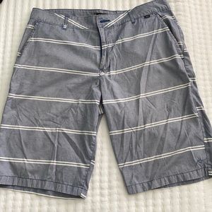 RUSTY BLUE STRIPED SHORTS